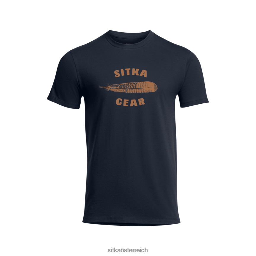 SITKA Gear Feder-T-Shirt Männer Finsternis Spitzen 0HFT2V149