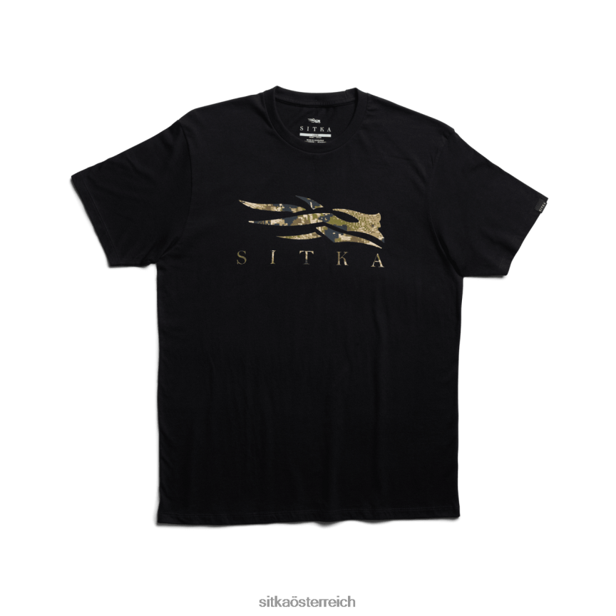 SITKA Gear Optifade-Icon-T-Shirt Männer schwarz subalpin Spitzen 0HFT2V144