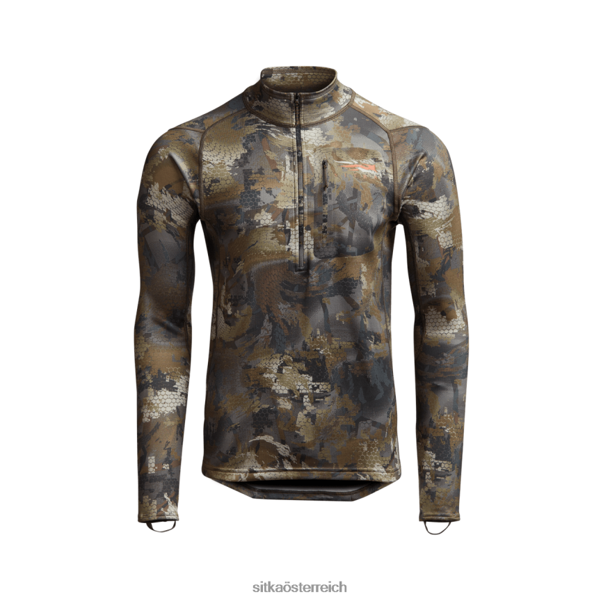 SITKA Gear Kern mittelschweres Zip-T Männer optifade Wasservogelholz Spitzen 0HFT2V170