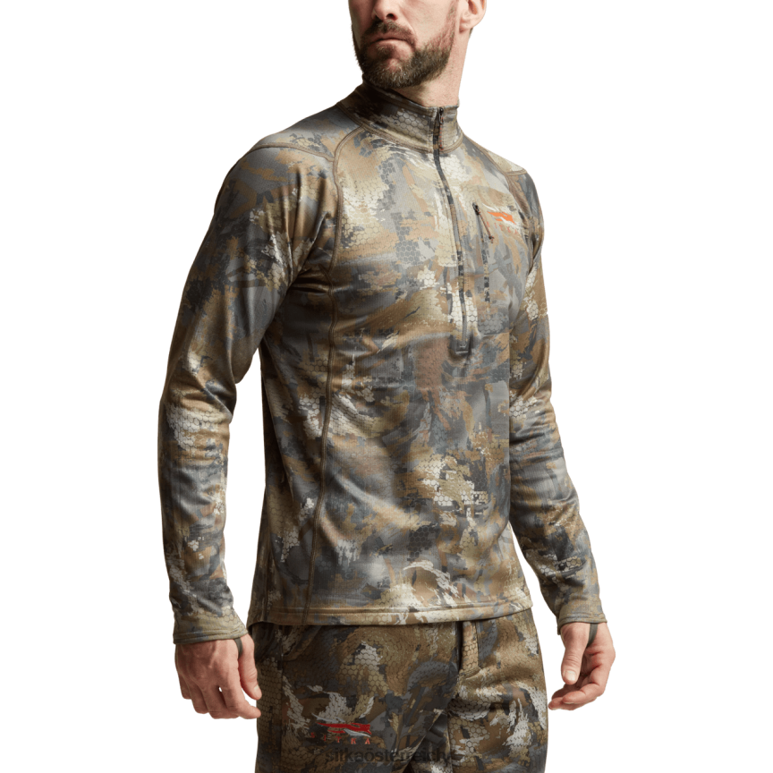 SITKA Gear Kern mittelschweres Zip-T Männer optifade Wasservogelholz Spitzen 0HFT2V170