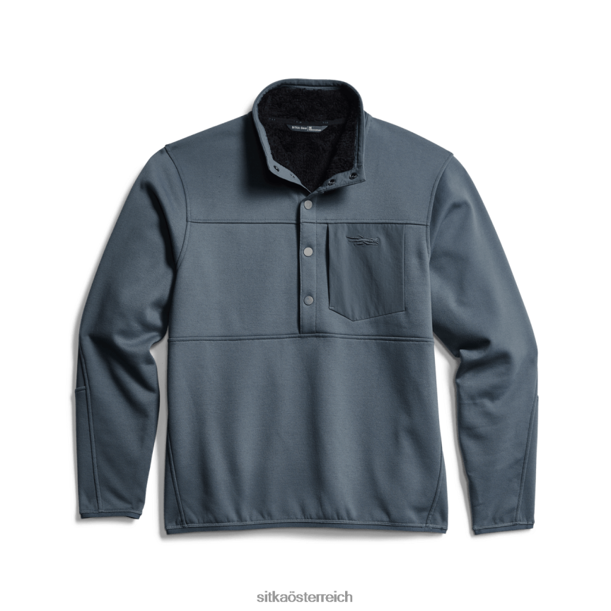 SITKA Gear Snap-Fleece im vorderen Bereich Männer Sturm Spitzen 0HFT2V207