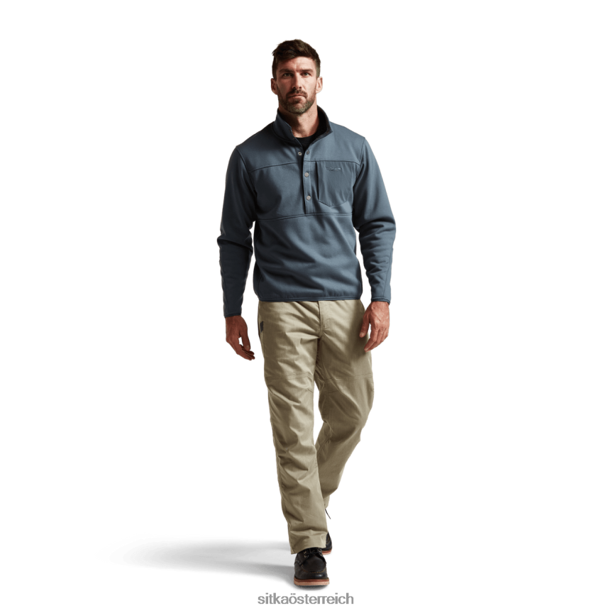 SITKA Gear Snap-Fleece im vorderen Bereich Männer Sturm Spitzen 0HFT2V207